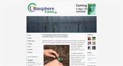 Desktop Screenshot of biospherefarms.com